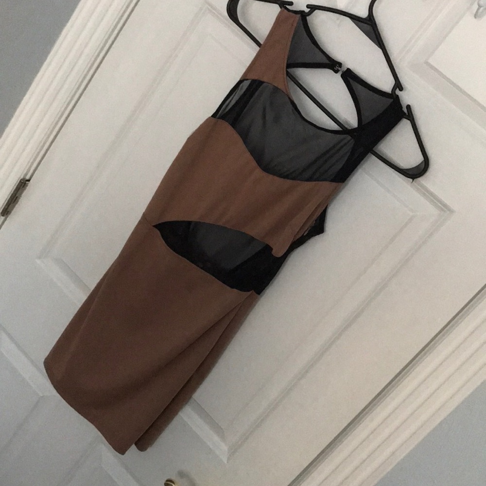 Black and Brown Dress